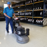 professional floor waxing